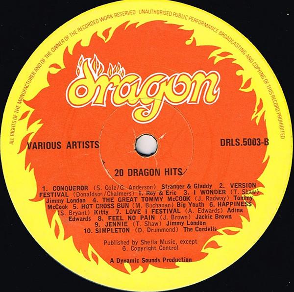 Various Artists - 20 Dragon Hits - Lp
