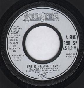 Bee Gees - Spirits Having Flown - 7 Inch