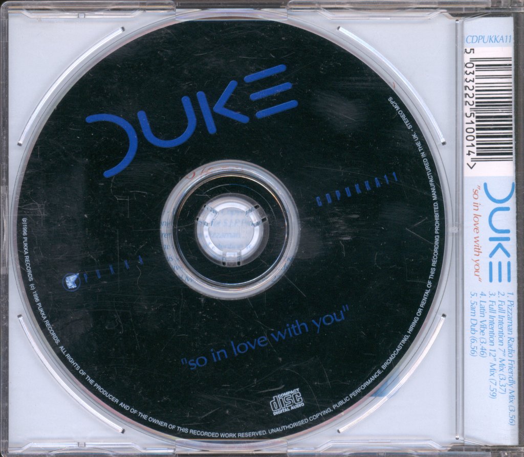 Duke - So In Love With You - Cd