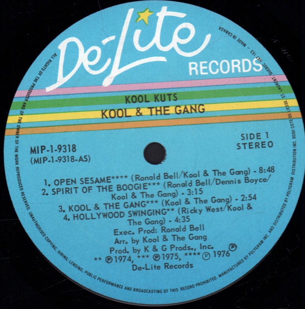 Kool & The Gang - Kool Kuts - Lp