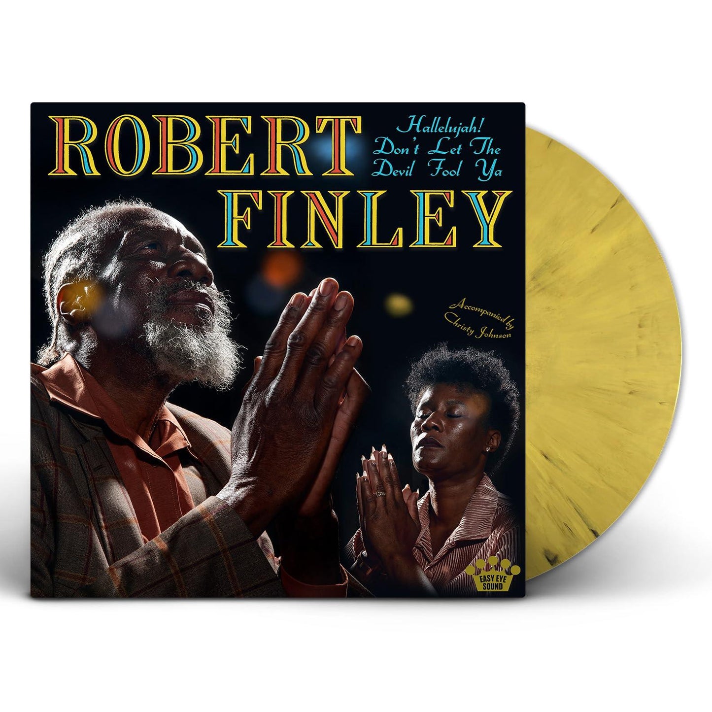 Robert Finley - Hallelujah! Don't Let the Devil Fool Ya (Yellow & Black Marble Vinyl) - Lp