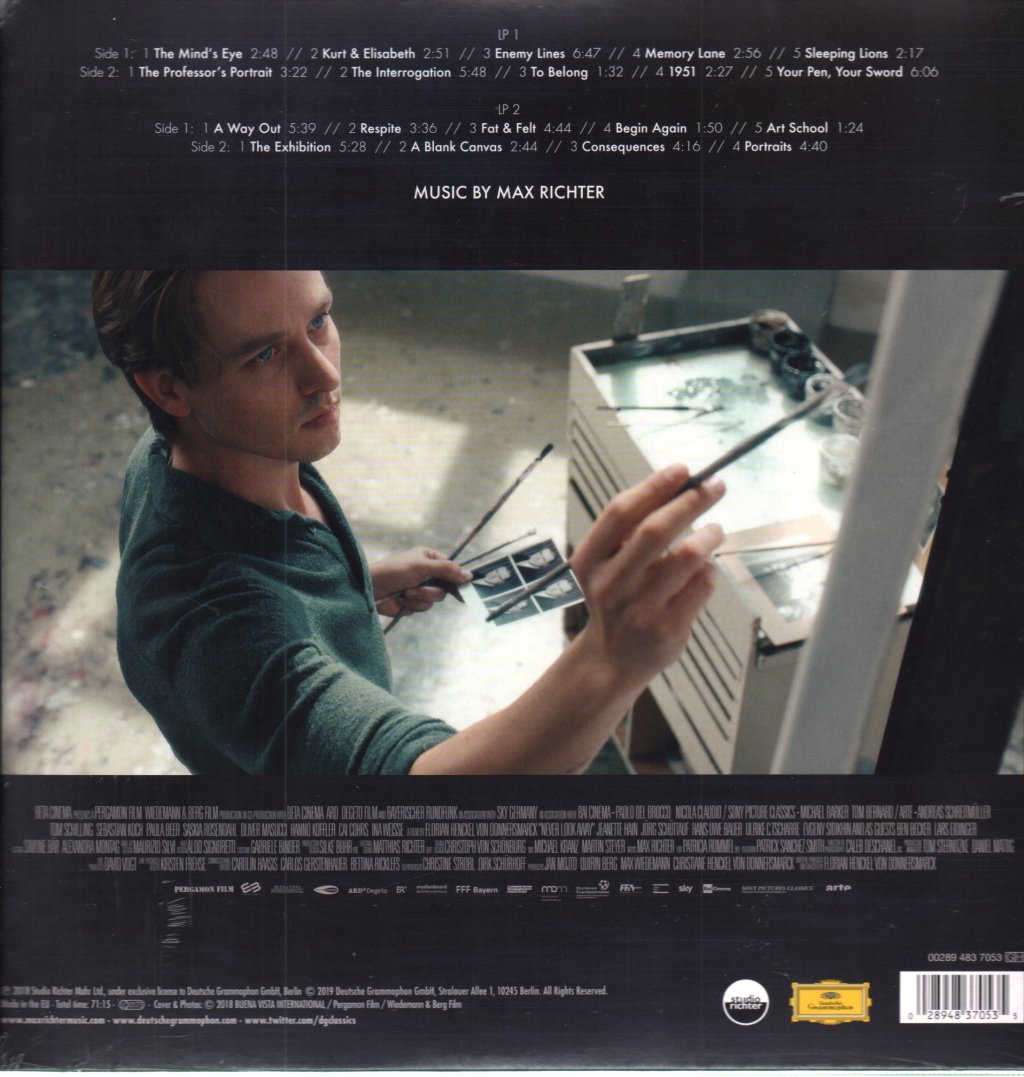 Max Richter - Never Look Away Original Motion Picture Soundtrack - Double Lp