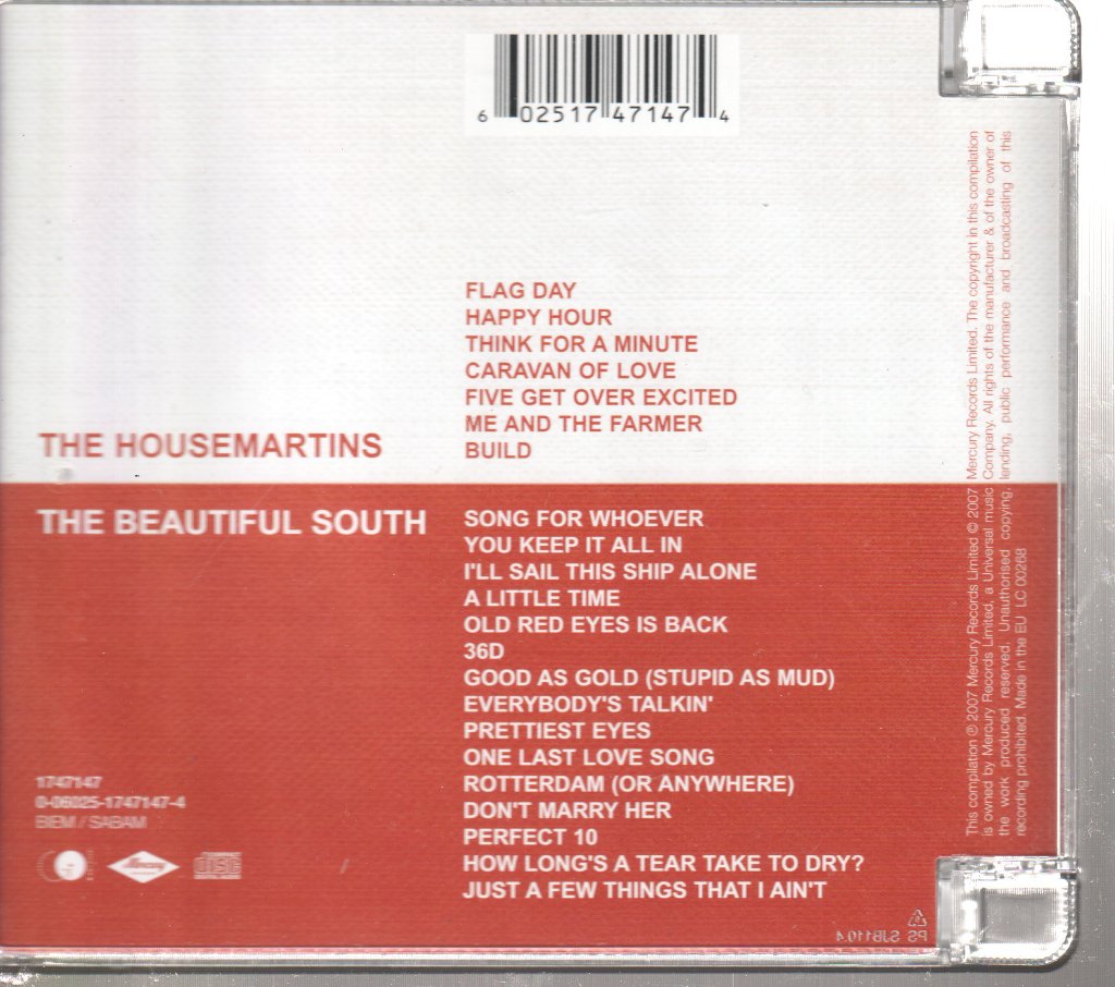 Housemartins / The Beautiful South - Soup: The Housemartins Condensed / Cream Of The Beautiful South - Cd