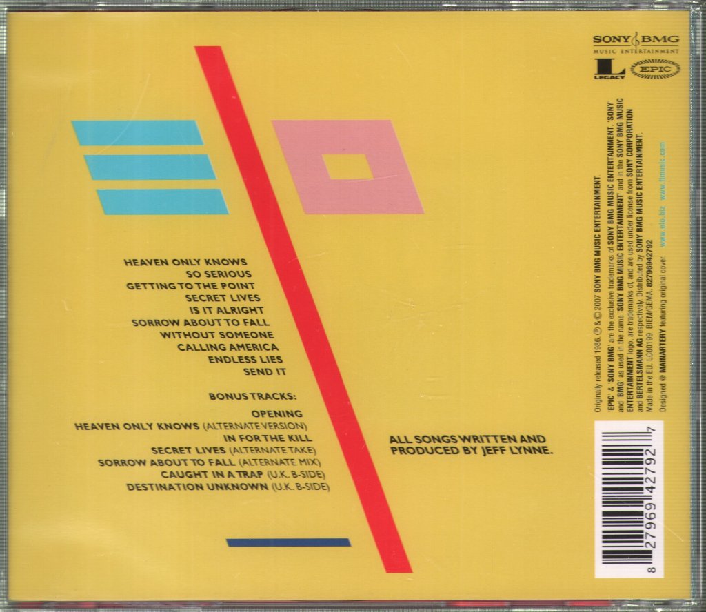 Electric Light Orchestra - Balance of Power - Cd