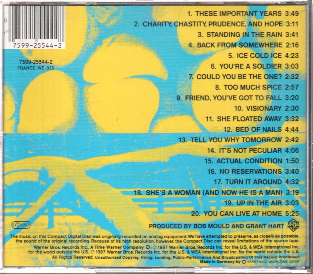 Hüsker Dü - Warehouse: Songs And Stories - Cd