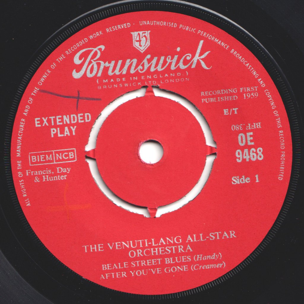 Venuti-Lang All-Star Orchestra - Venuti-Lang All-Star Orchestra - 7 Inch