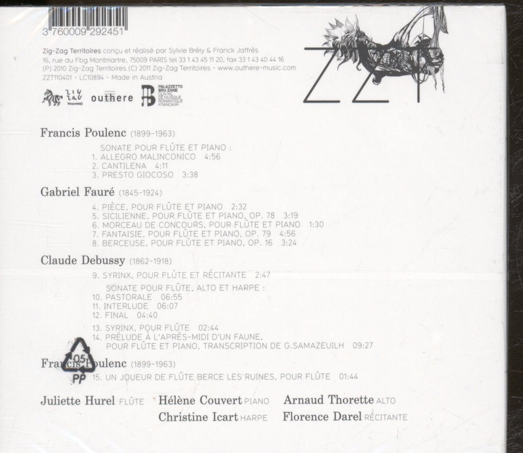 Juliette Hurel - Impressions Françaises - Cd