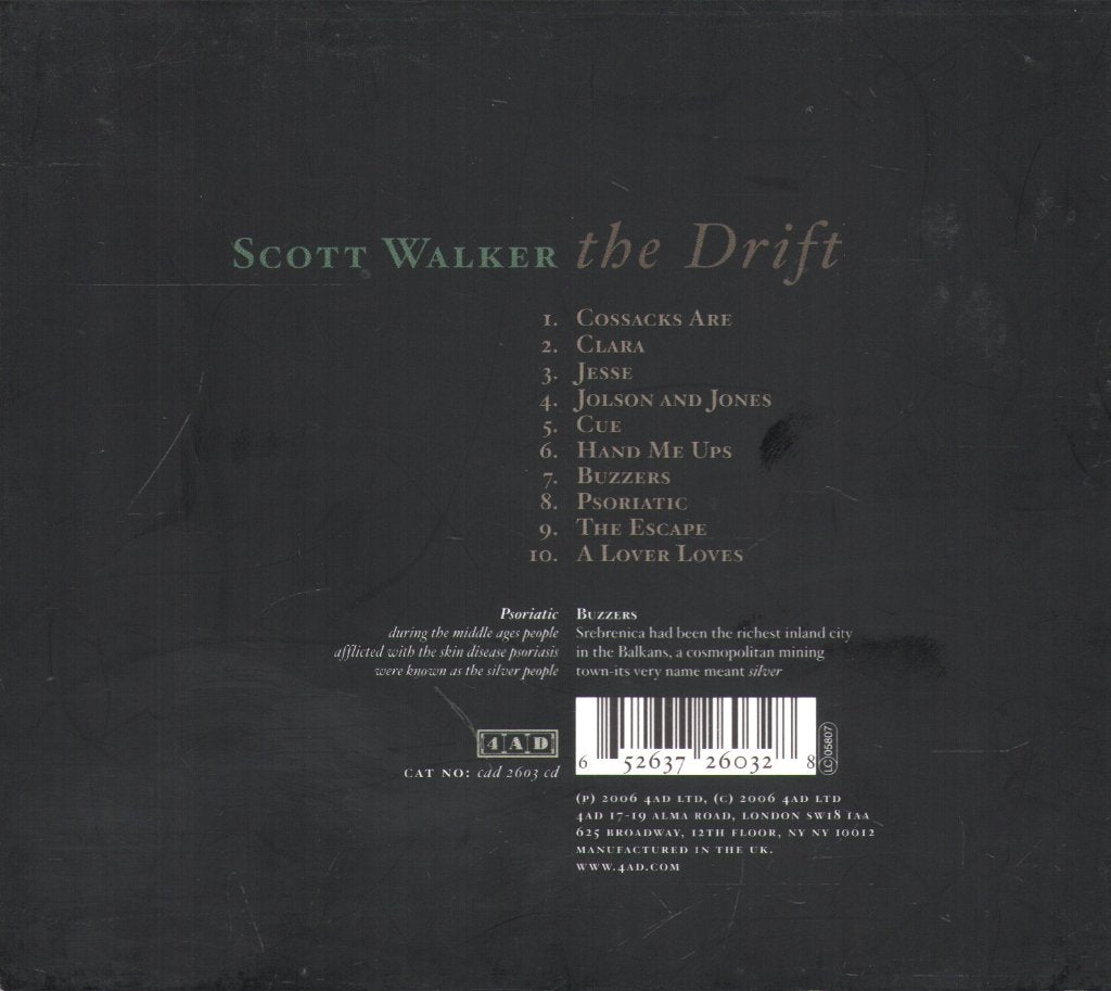 Scott Walker - Drift - Cd