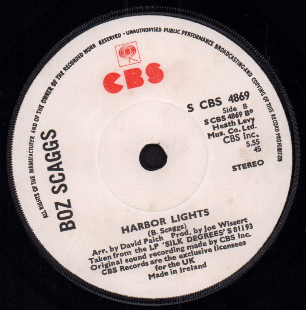Boz Scaggs - What Can I Say - 7 Inch