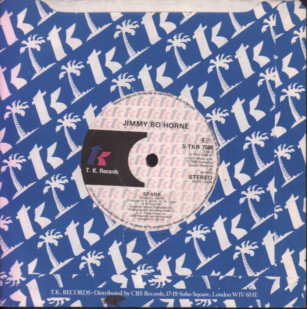 Jimmy Bo Horne - Is It In / Spank - 7 Inch