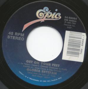 Gloria Estefan - Get On Your Feet - 7 Inch