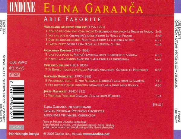 Elīna Garanča - Arie Favorite - Cd