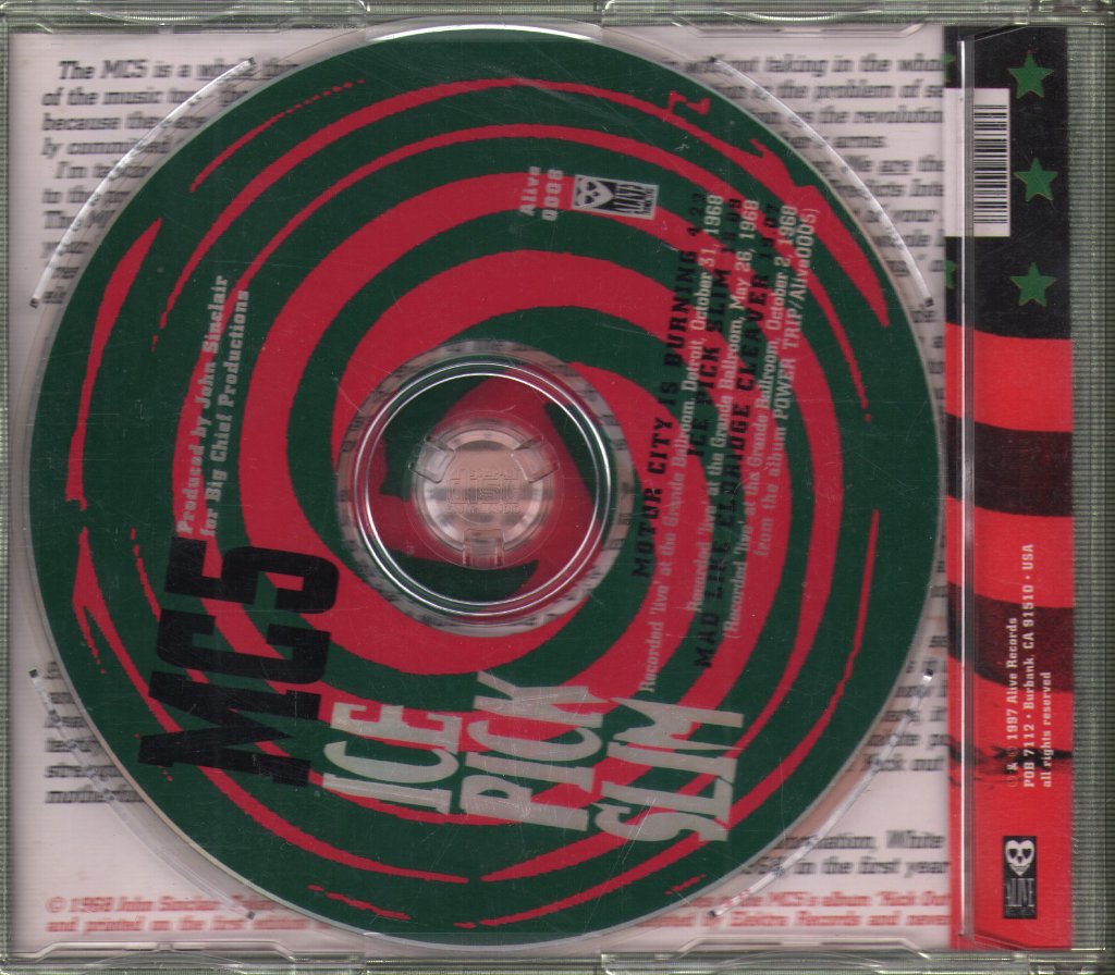 MC5 - Ice Pick Slim (Live 1968) - Cd