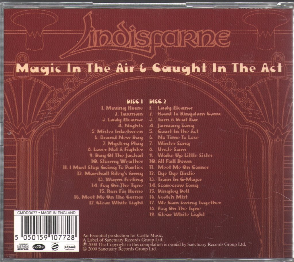Lindisfarne - Magic In The Air & Caught In The Act - Double Cd