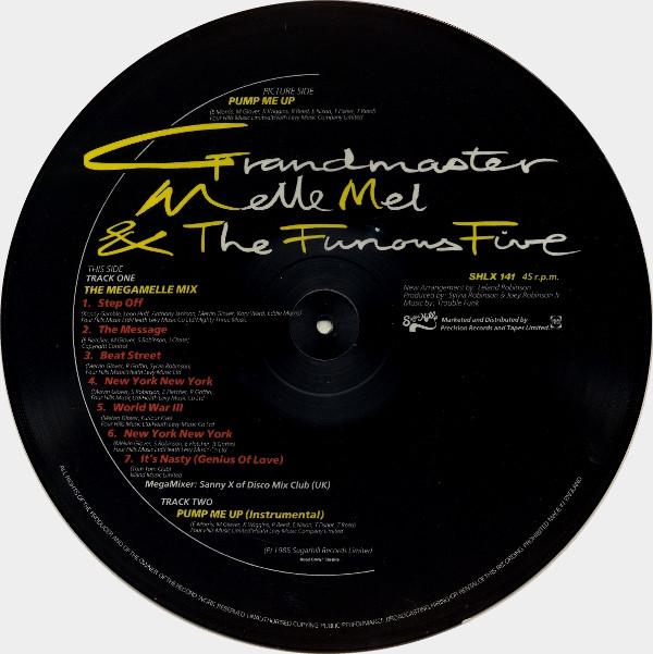 Grandmaster Melle Mel And The Furious Five - Pump Me Up - 12 Inch