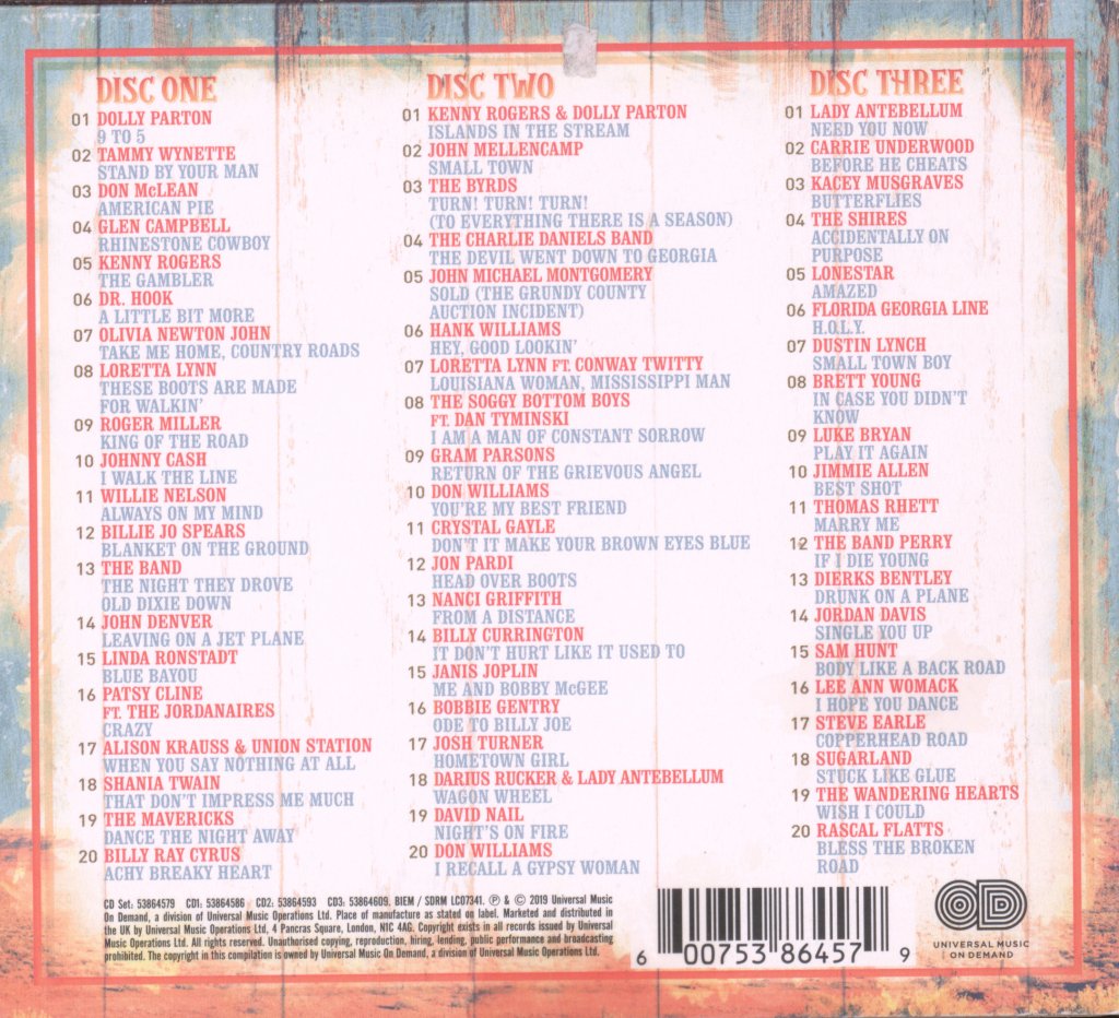 Various Artists - Country Forever - Cd Set