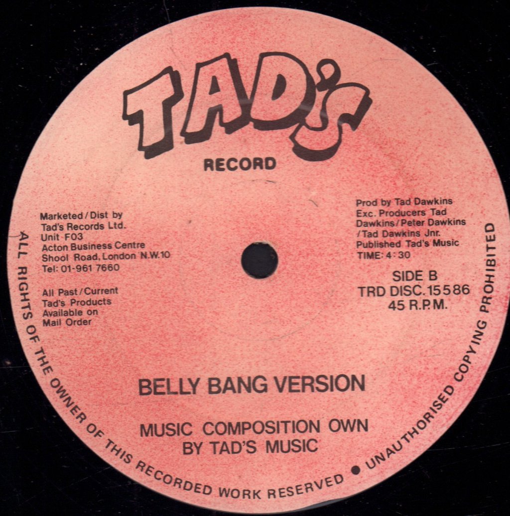 Gregory Isaacs - Bang Belly - 12 Inch