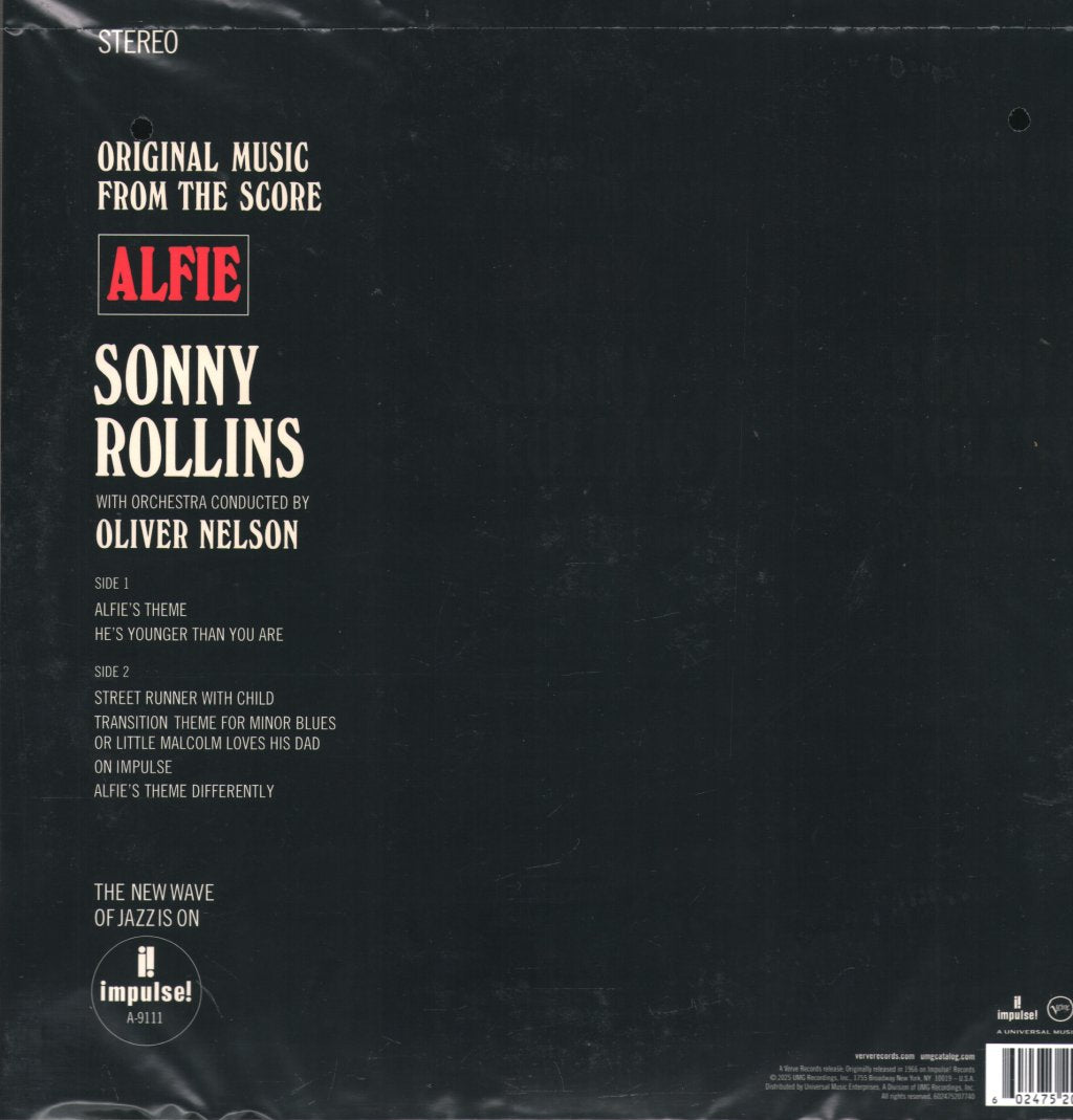 Sonny Rollins - Alfie (Original Music From The Score) - Lp