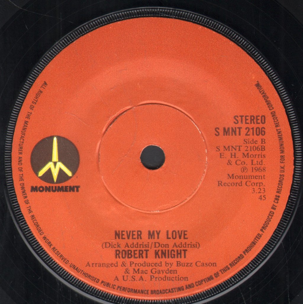 Robert Knight - Everlasting Love - 7 Inch