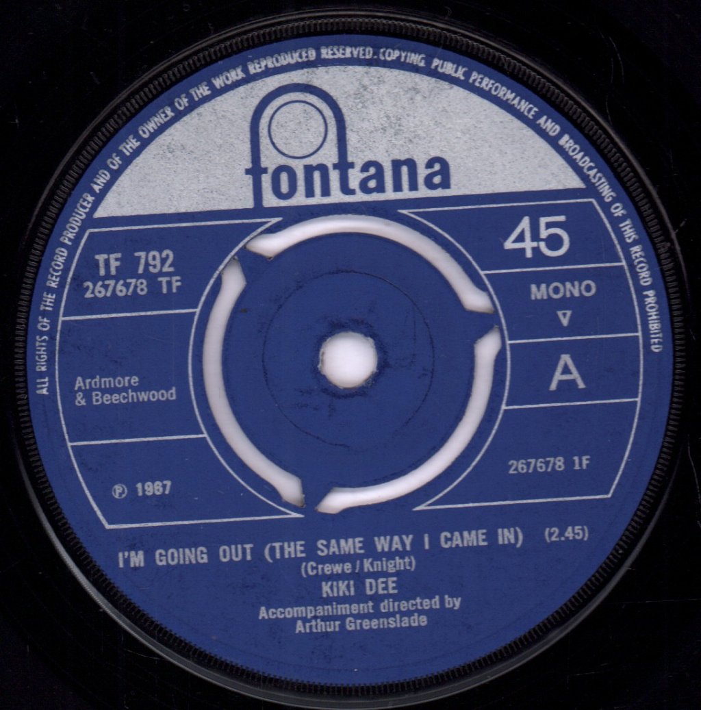 Kiki Dee - I'm Going Out - 7 Inch