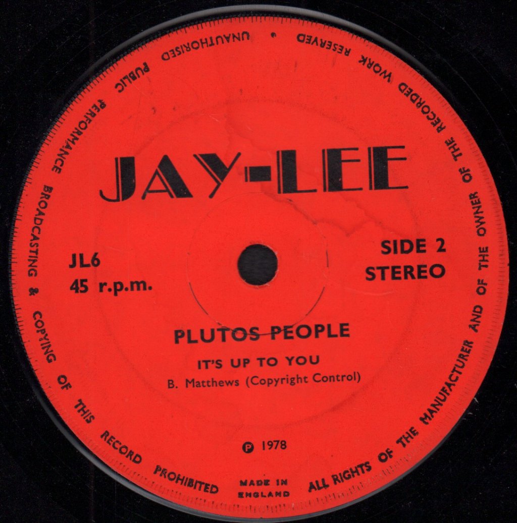 Plutos People - Little Lady - 7 Inch