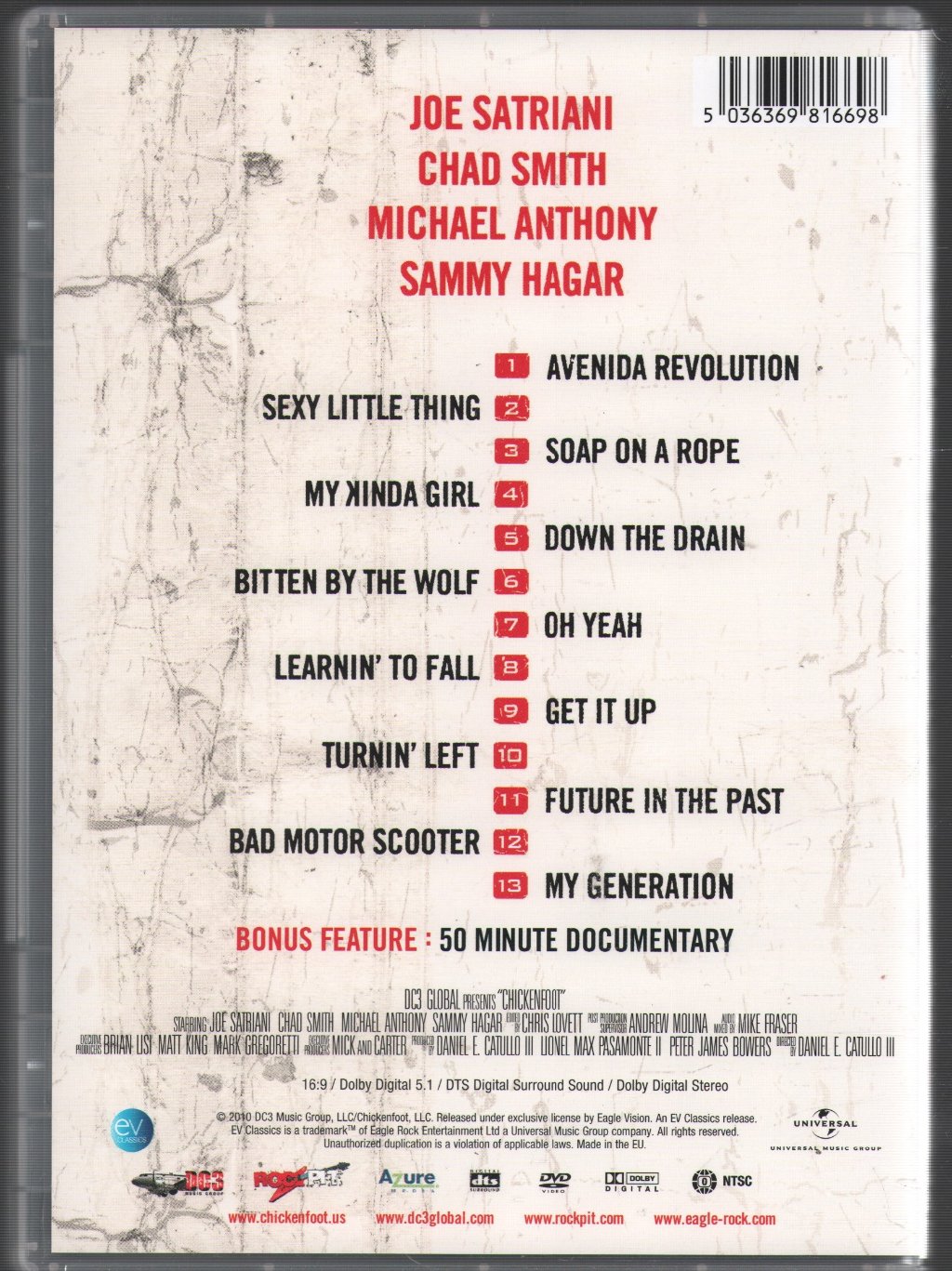 Chickenfoot - Get Your Buzz On Live - Dvd