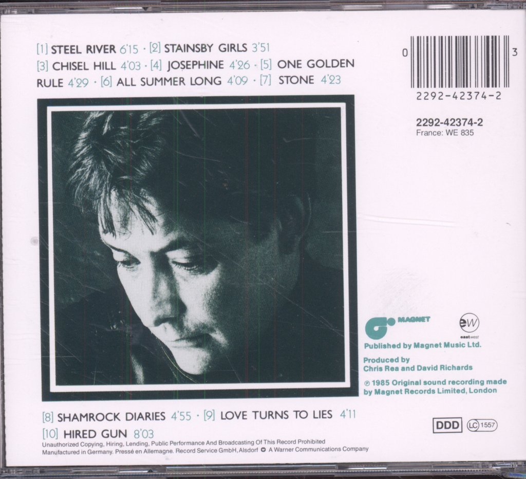 Chris Rea - Shamrock Diaries - Cd
