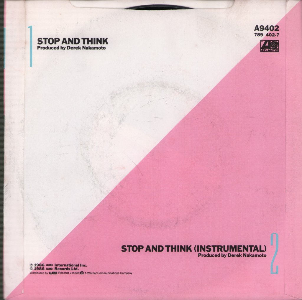 Fire On Blonde - Stop And Think - 7 Inch
