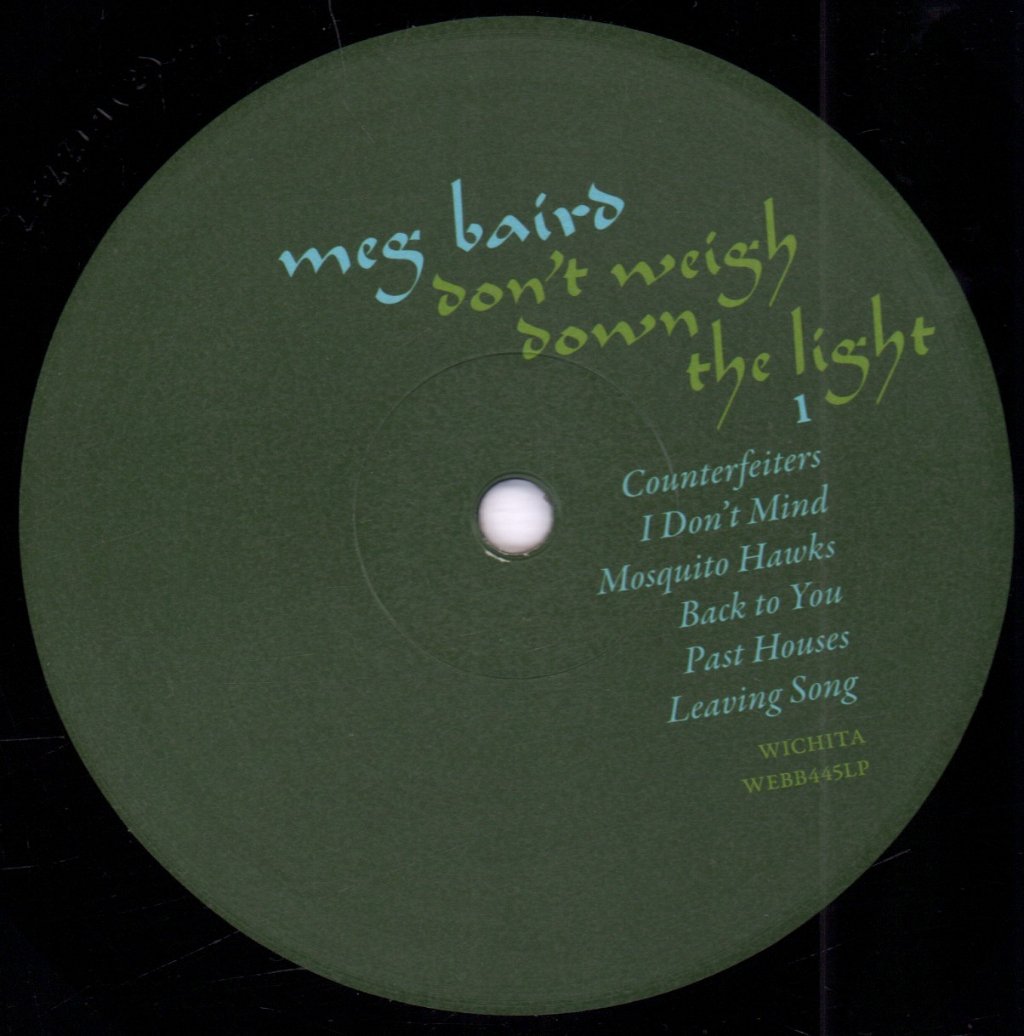 Meg Baird - Don't Weigh Down The Light - Lp