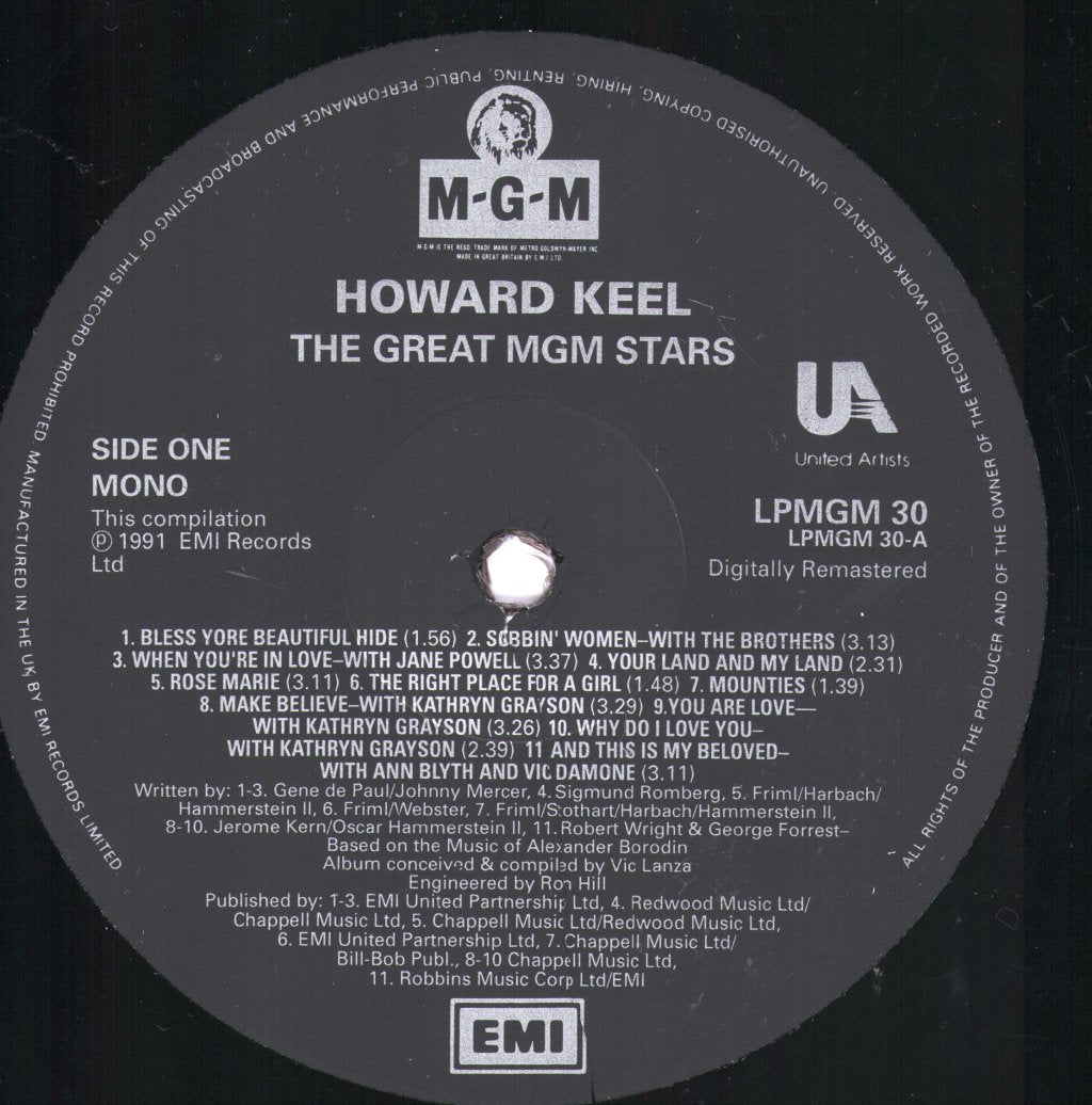 Howard Keel - Great MGM Stars - Lp