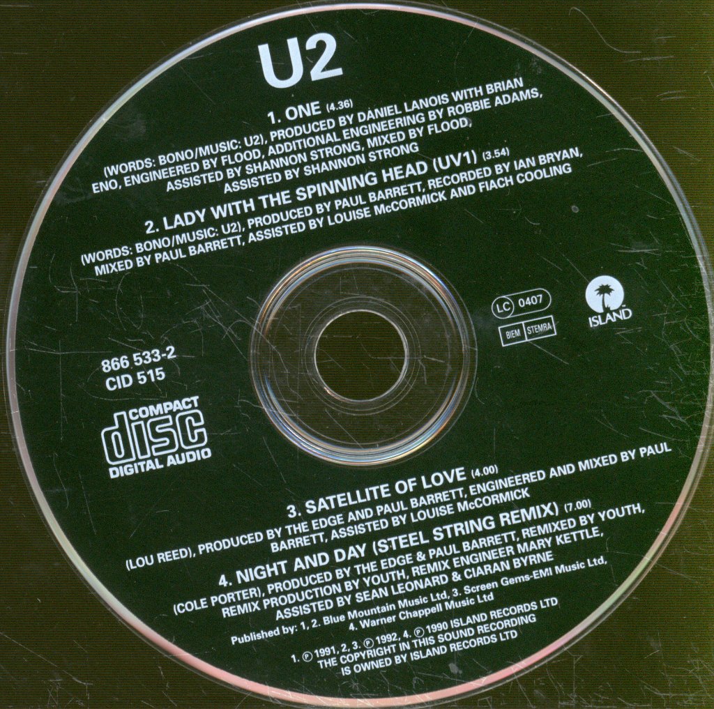 U2 - One - Cd