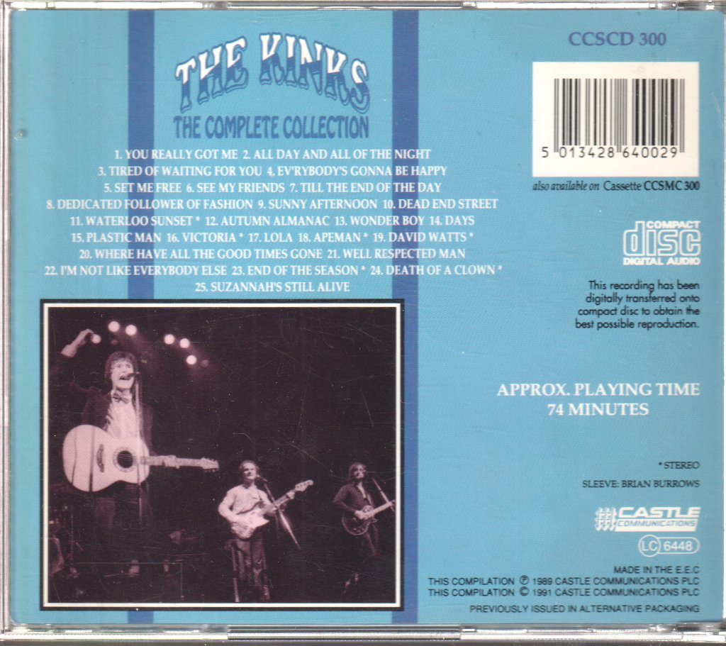 Kinks - Complete Collection - Cd