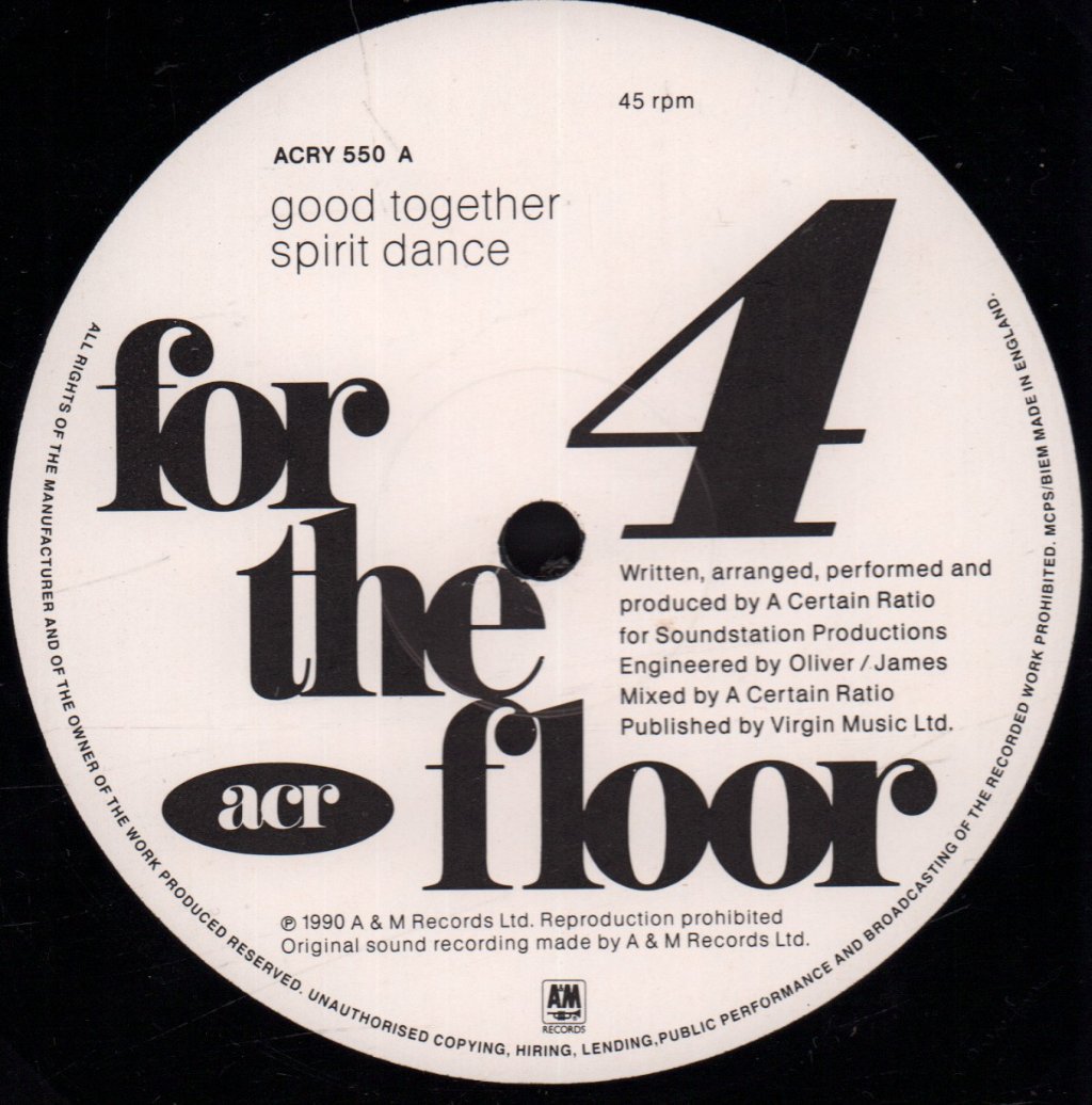 A Certain Ratio - Good Together - 12 Inch
