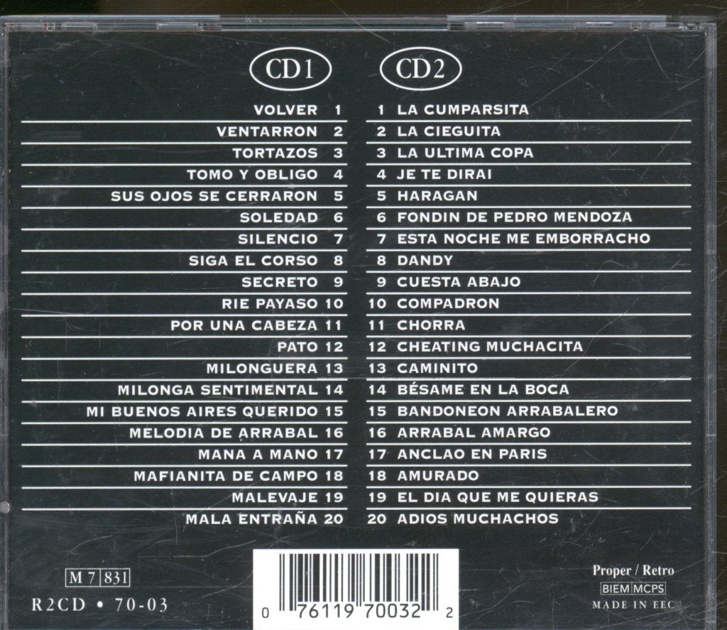 Carlos Gardel - El Rey Del ¡Tango! - Double Cd