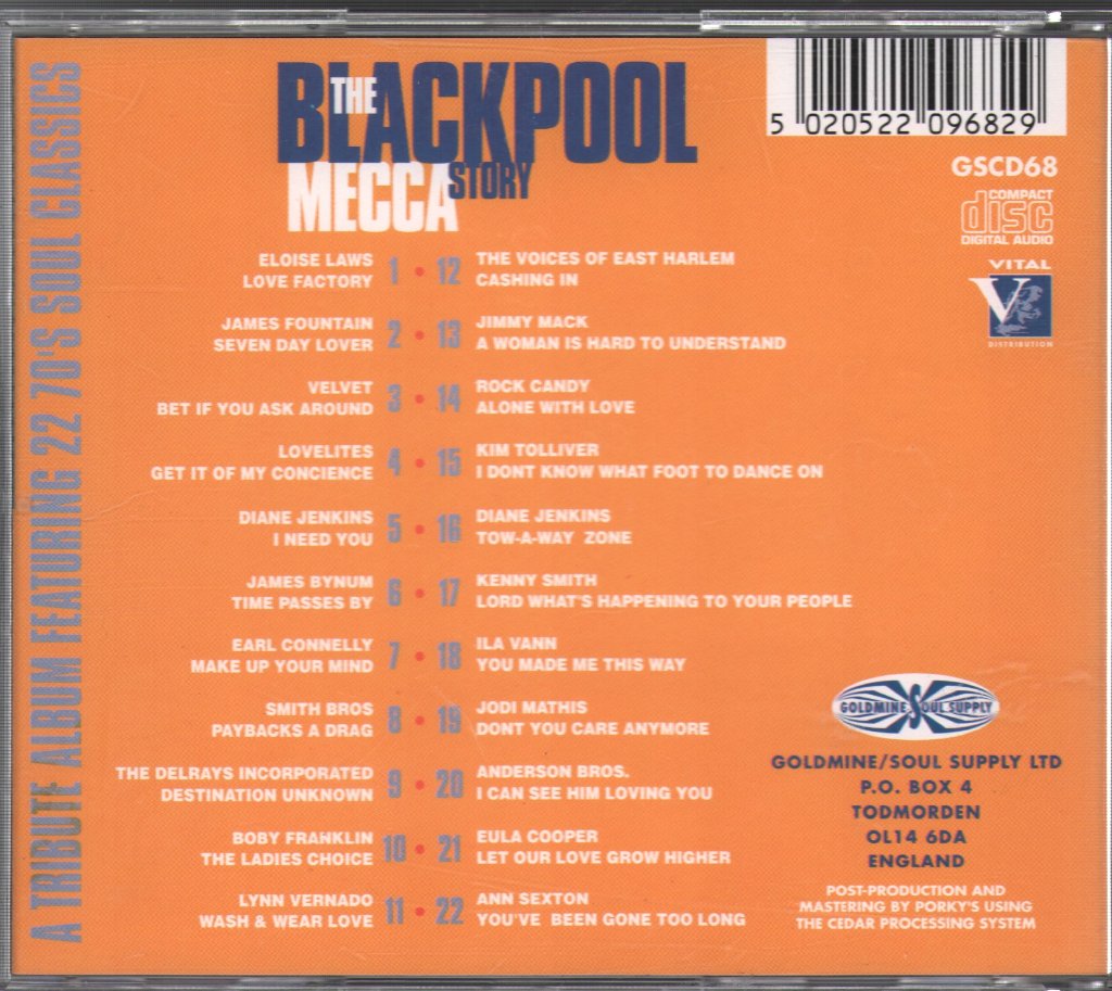 Various Artists - Blackpool Mecca Story - Cd