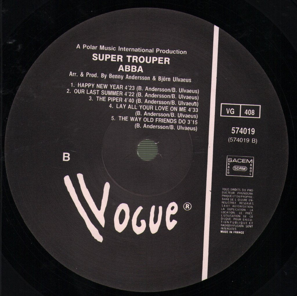 ABBA - Super Trouper - Lp