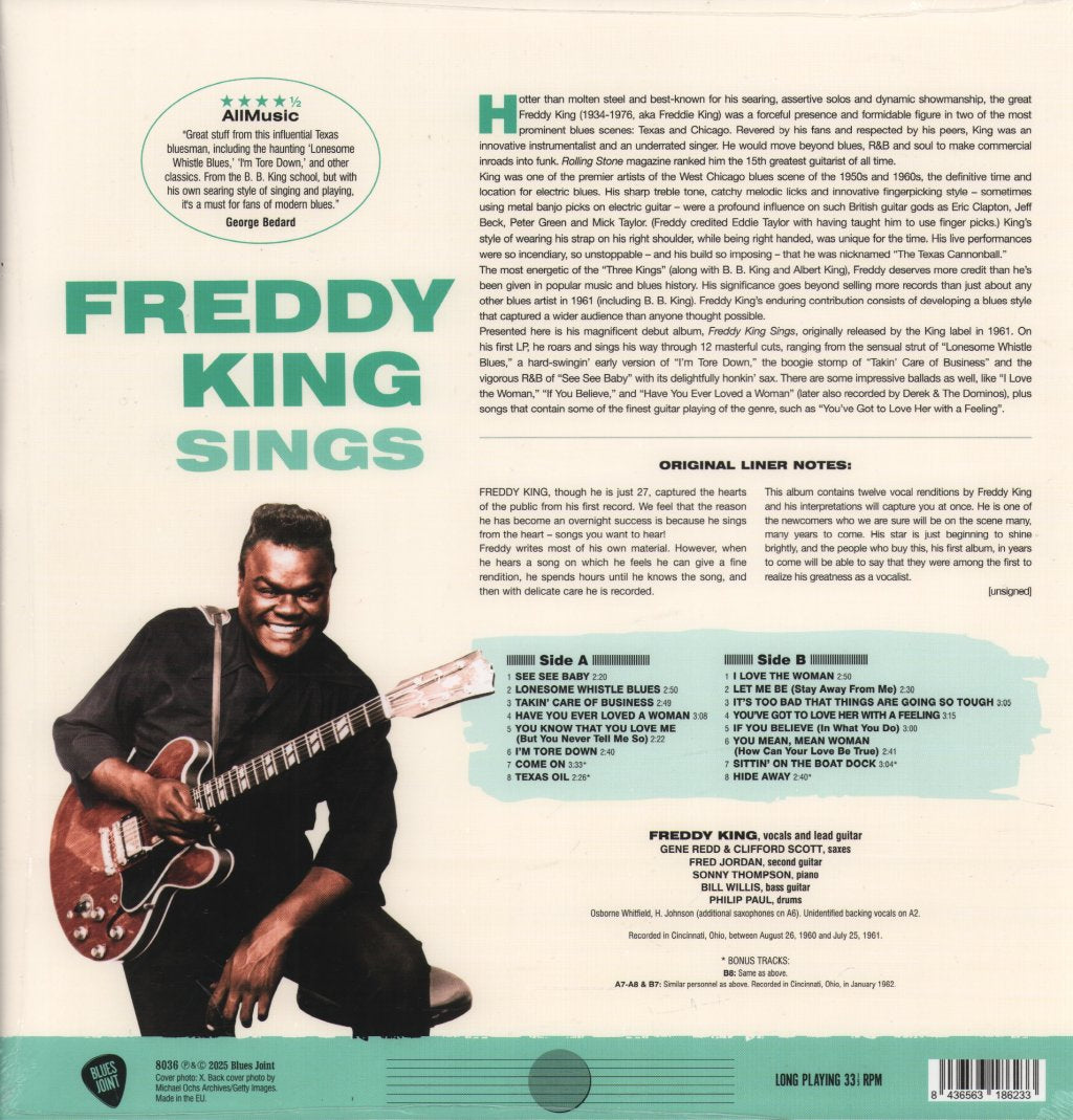 Freddy King - Freddy King Sings - Lp