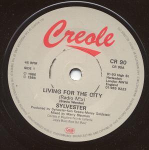 Sylvester - Living For The City - 7 Inch