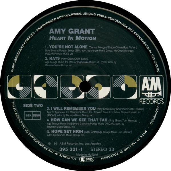 Amy Grant - Heart In Motion - Lp