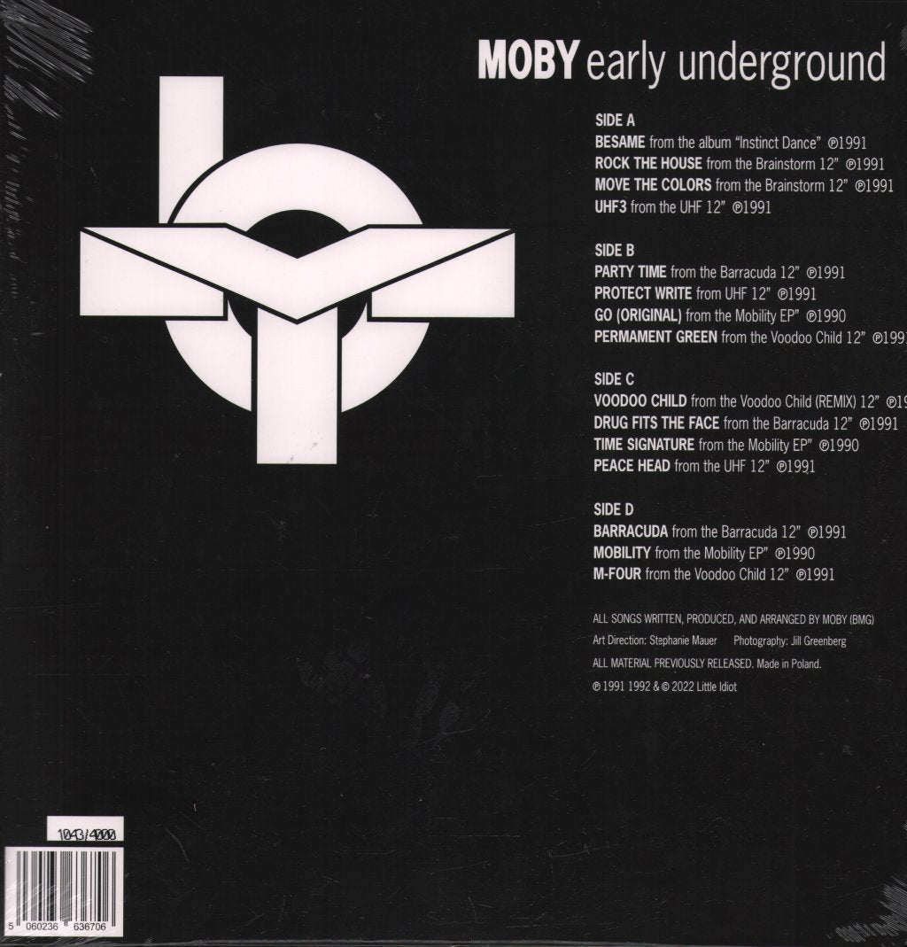 Moby - Early Underground - Double Lp