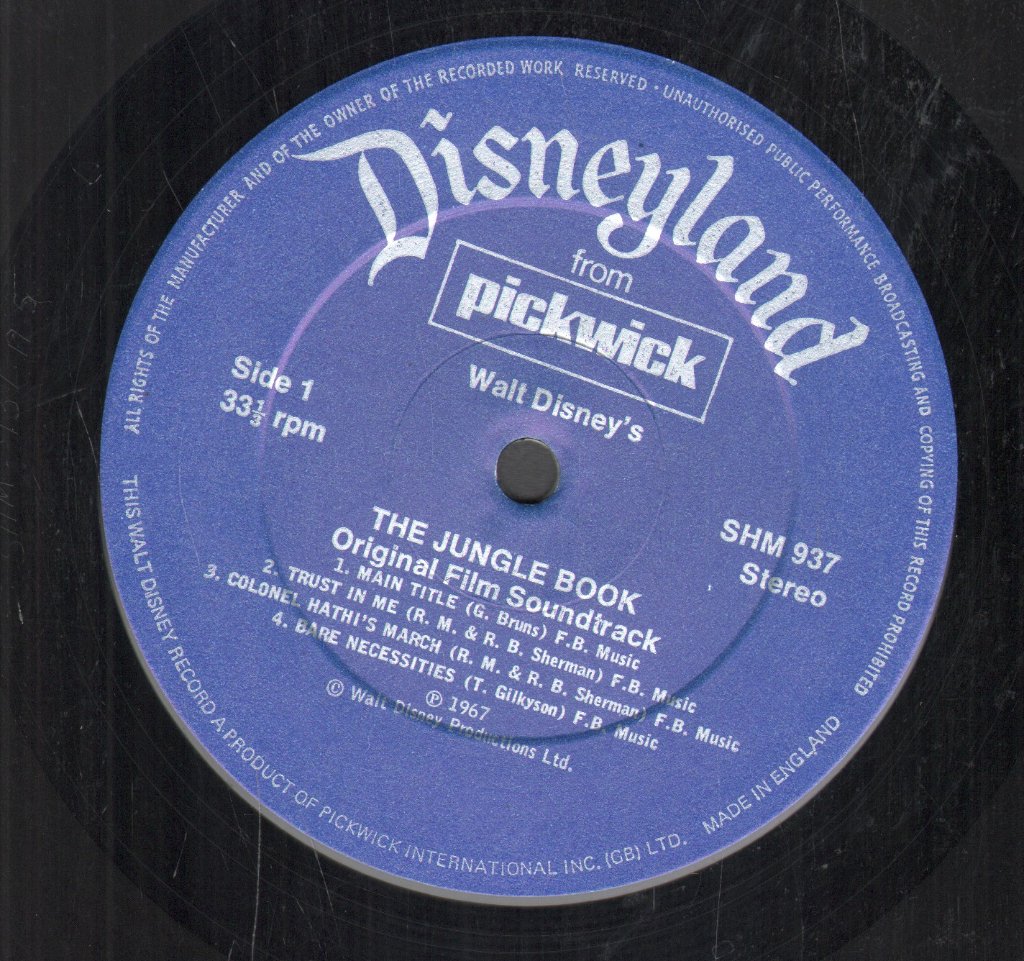 Jungle Book - Story And Songs From The Film - Lp