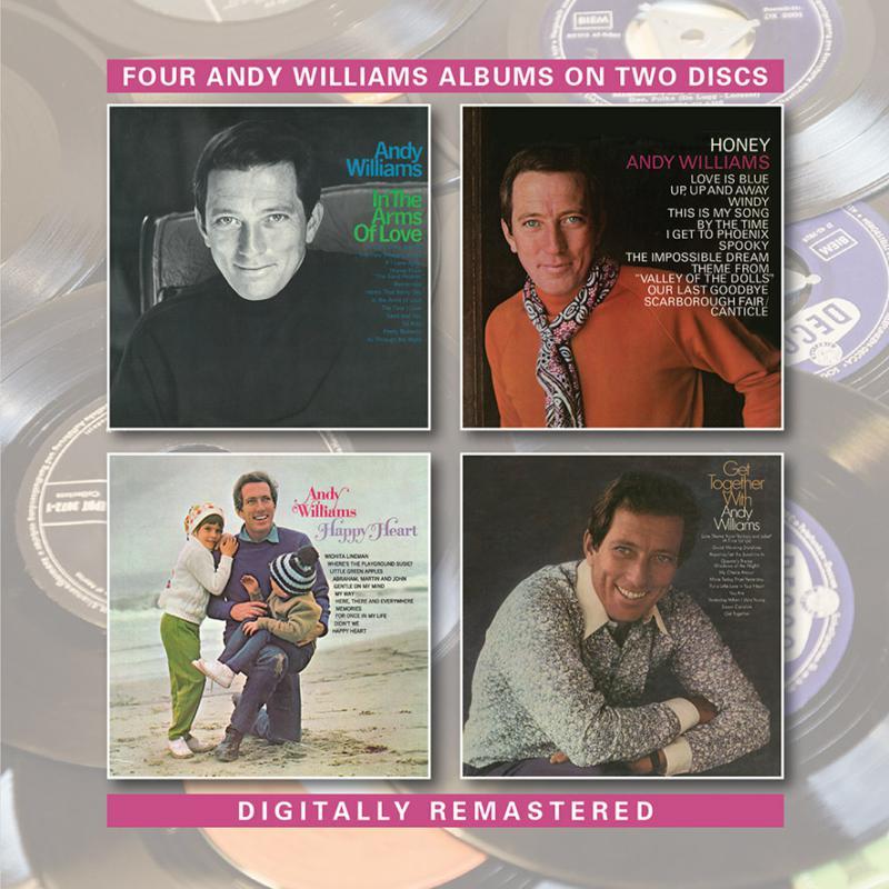 Andy Williams - In the Arms of Love/Honey/Happy Heart/Get Together With Andy Williams - Double Cd