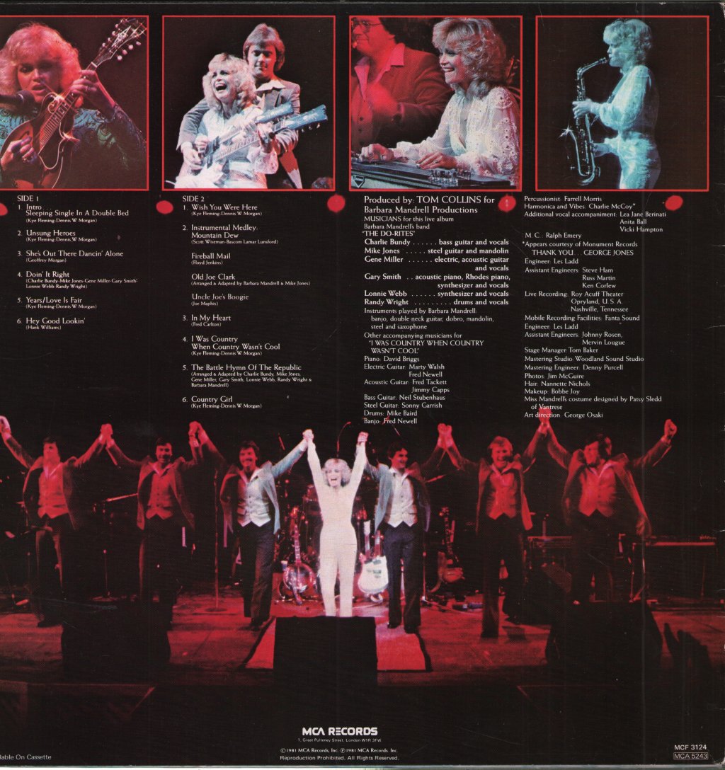 Barbara Mandrell - Live - Lp