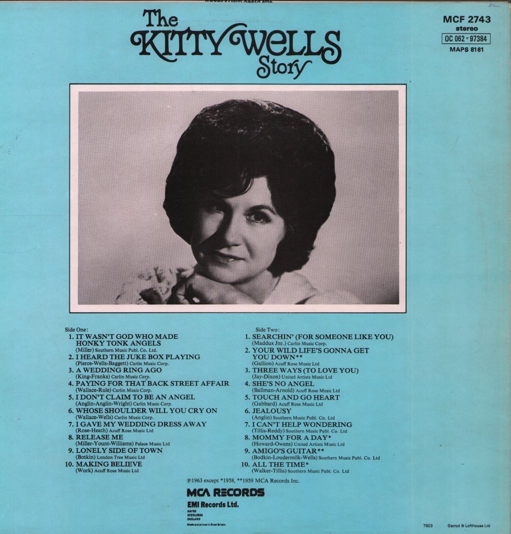 Kitty Wells - Story - Lp