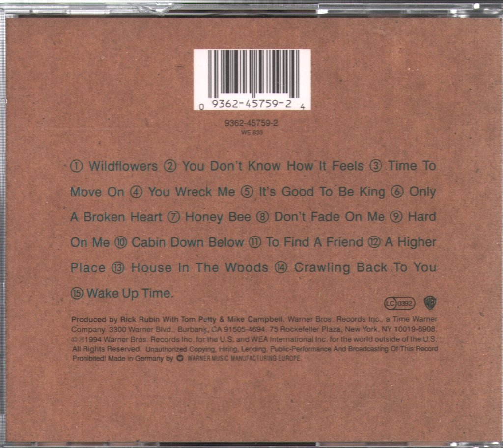 Tom Petty - Wildflowers - Cd