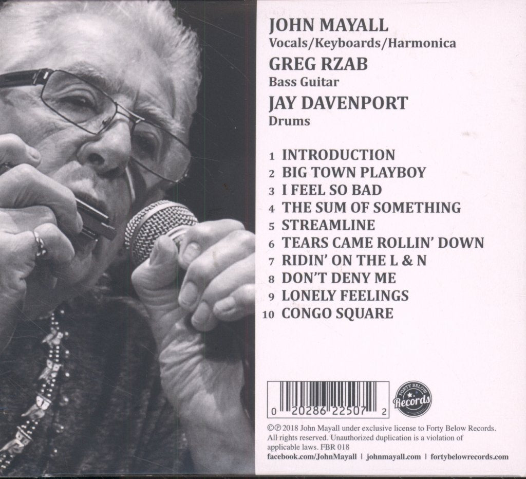 John Mayall - Three For The Road (A 2017 Live Recording) - Cd