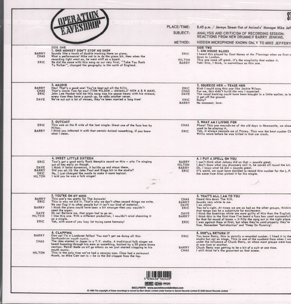 Animals - Animalisms - Lp