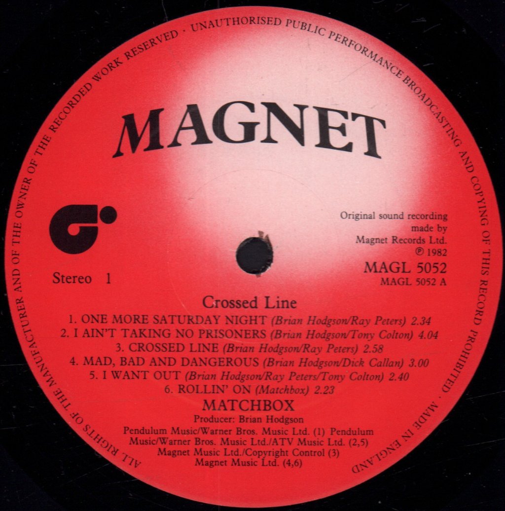 Matchbox - Crossed Line - Lp