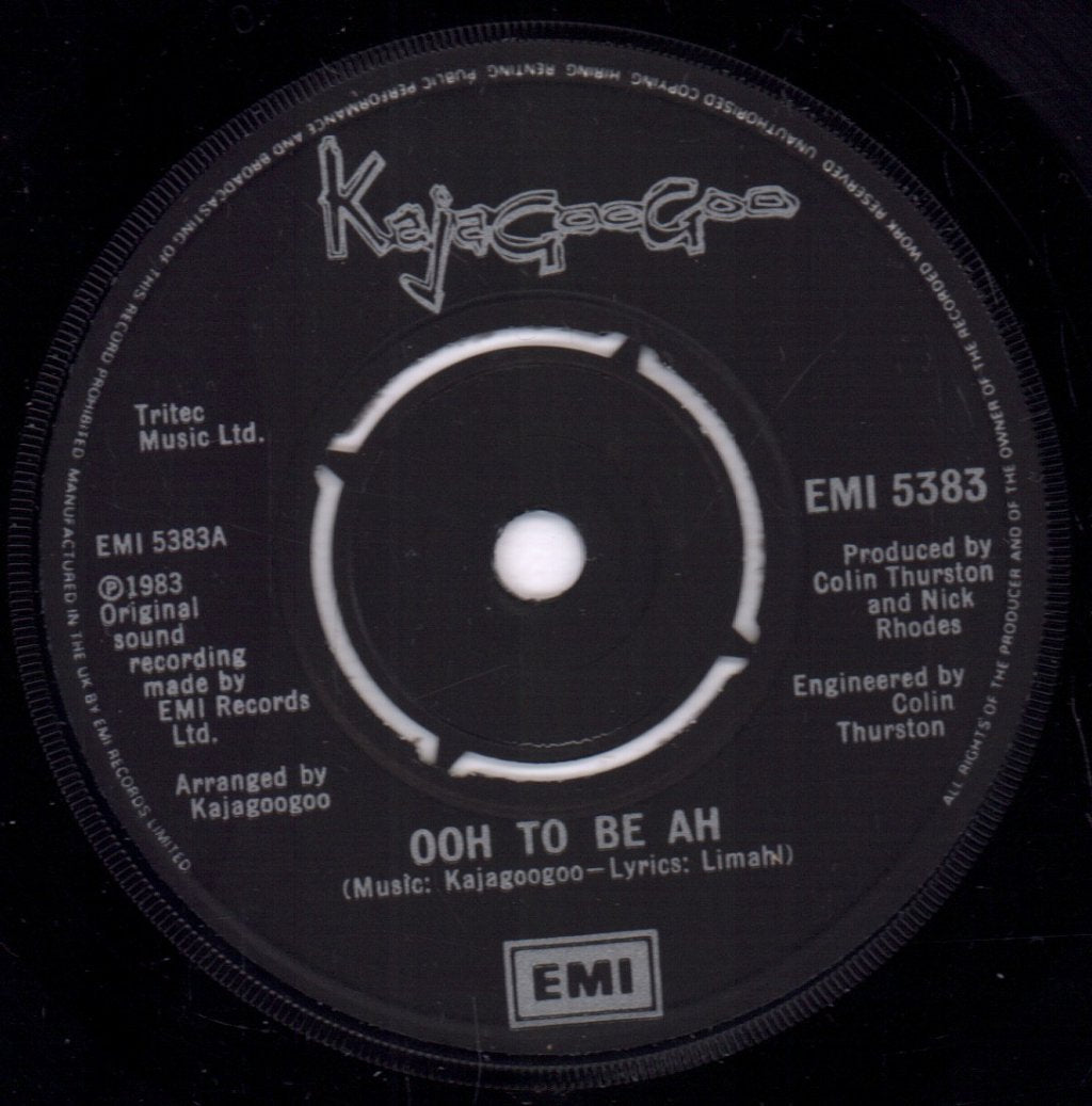 Kajagoogoo - Ooh To Be Ah - 7 Inch