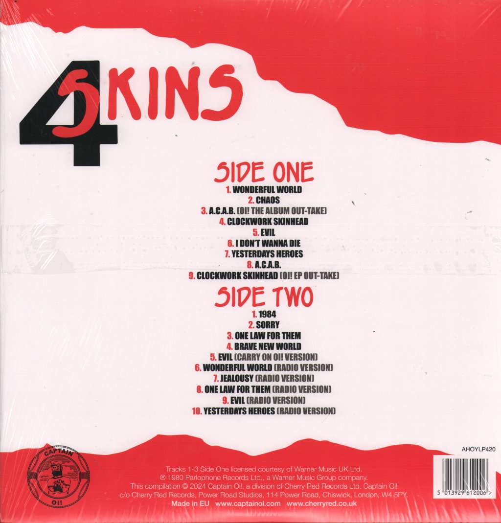 4 Skins - Original 4 Skins - Lp